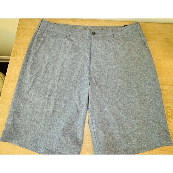 NEW Ben Hogan Men's Golf Shorts Size 40 Blue Flat Front UPF 50 Stretch Waistband - Picture 1 of 10